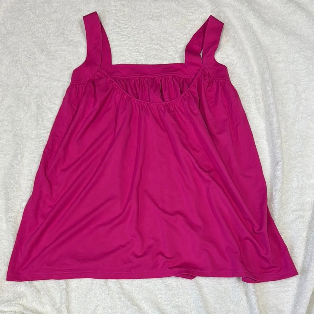 Rebecca Minkoff Smocked Pink Sleeveless summer tank - Picture 5 of 5